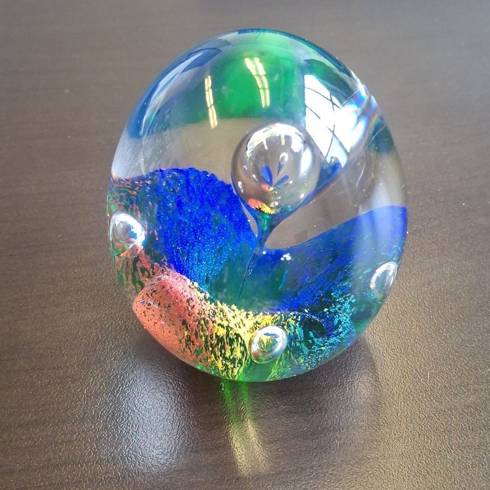 Colorful Glass Paperweight - Picture 4 of 7